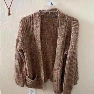 Cozy Brown Knit Sweater